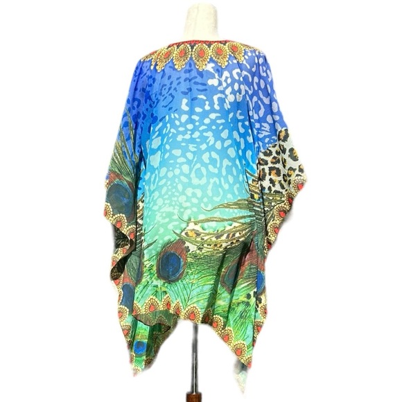 RANEE’S Embellished Tunic Swim Coverup Medium - Picture 6 of 9